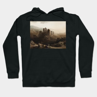 Moonlight - Chepstow Castle by John Martin Hoodie